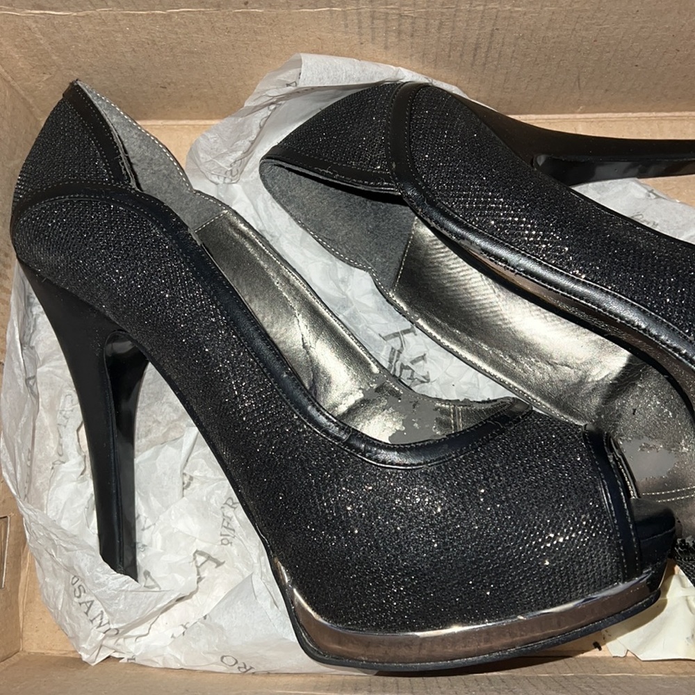 Black heels